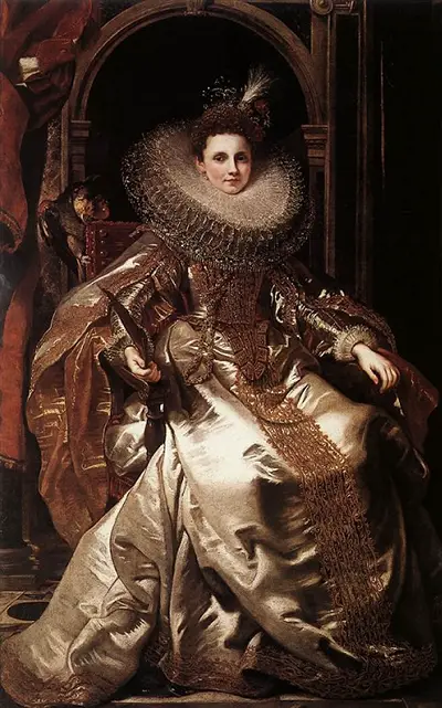 Portrait of Maria Serra Pallavicino Peter Paul Rubens